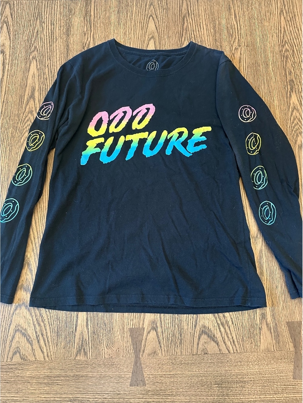 Odd Future Black Long Sleeve Graphic T-Shirt Youth Medium